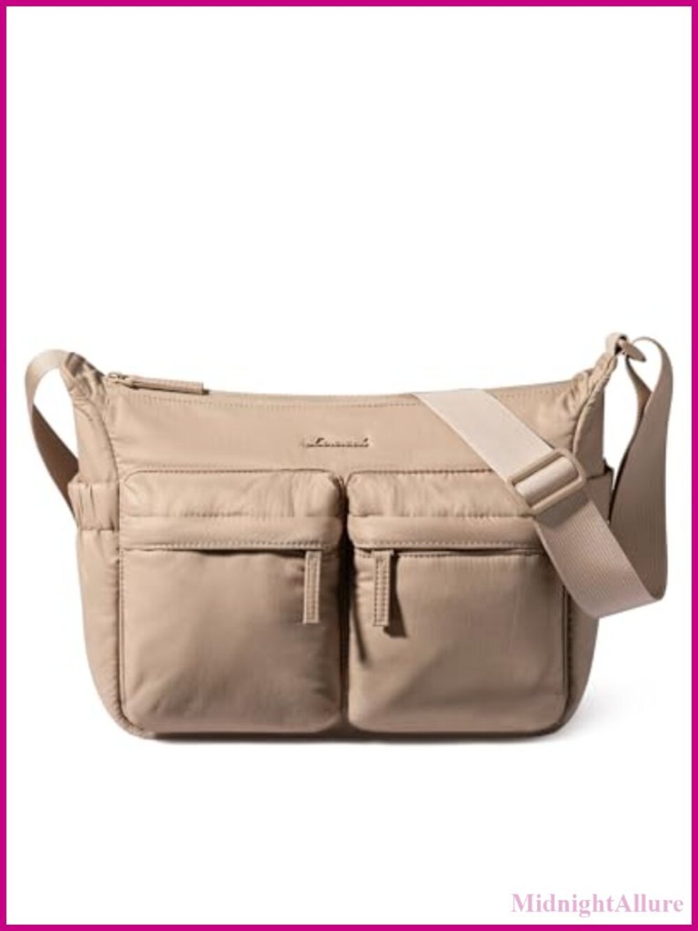 Puffy Crossbody Bag Small Hobo Purse Messenger with Adjustable Strap